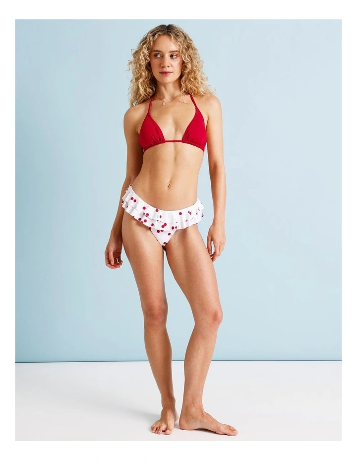 Fifi Frill Swim Bottom in Cherry Ditsy Print image 7