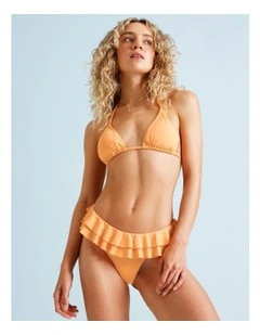 Fifi Frill Swim Bottom in Peach