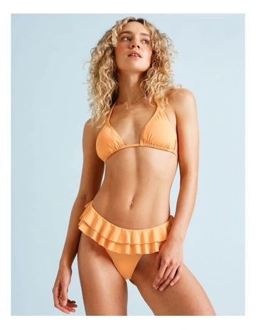 Fifi Frill Swim Bottom in Peach