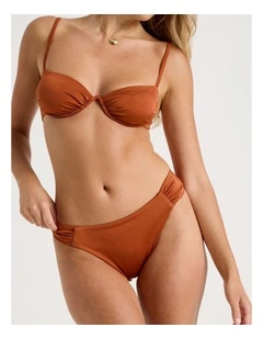 Charlotte Bikini Bottom in Cinnamon
