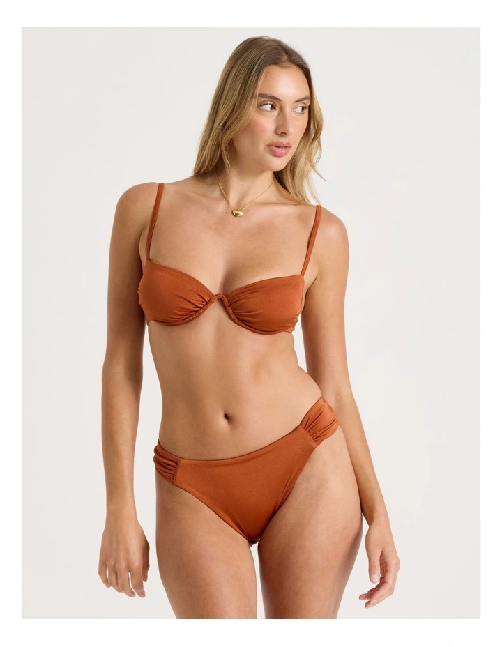 Charlotte Bikini Bottom in Cinnamon image 2