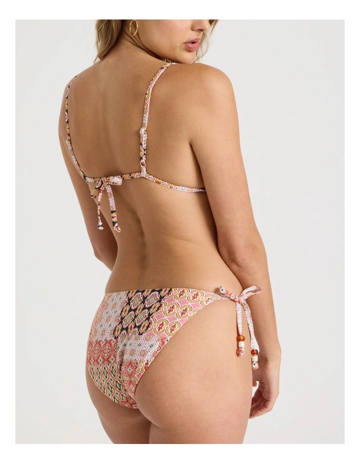 Karina Bikini Bottom in Painted Patchwork Print image 6