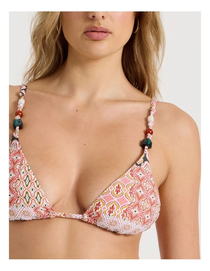 Karina Bikini Bottom in Painted Patchwork Print image 7