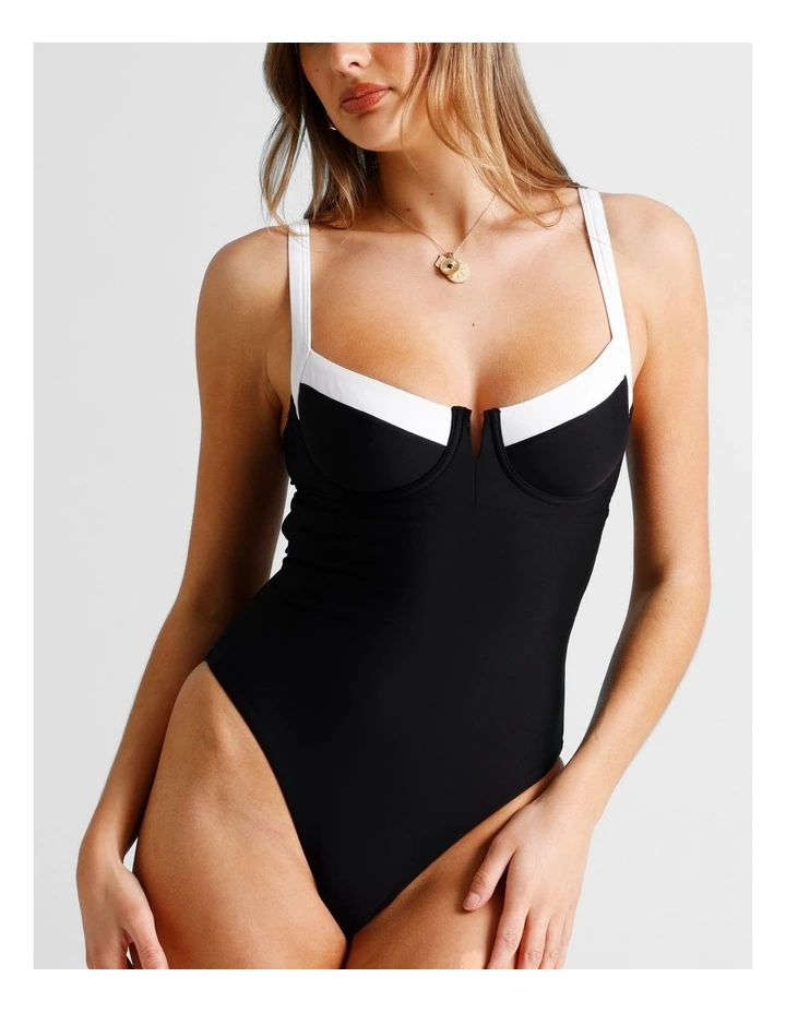 Lulu Swimsuit in Black/White image 4