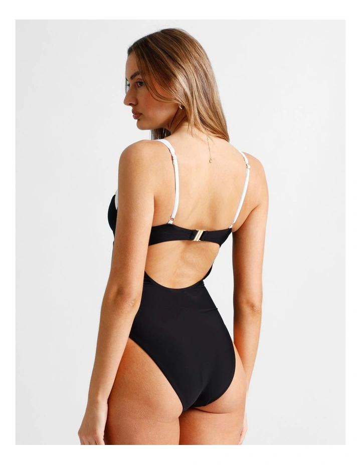 Lulu Swimsuit in Black/White image 6