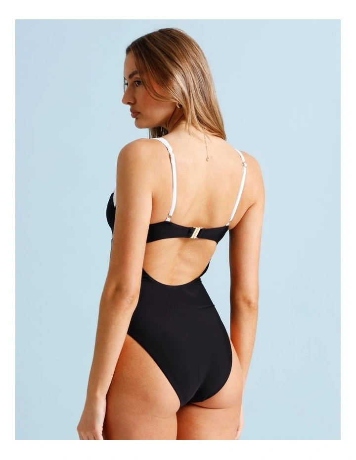 Lulu Swimsuit in Black/White image 6