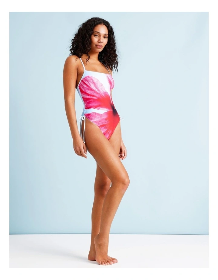Cosmopolitan Robyn Reversible Swimsuit in Graphic Floral Print image 3