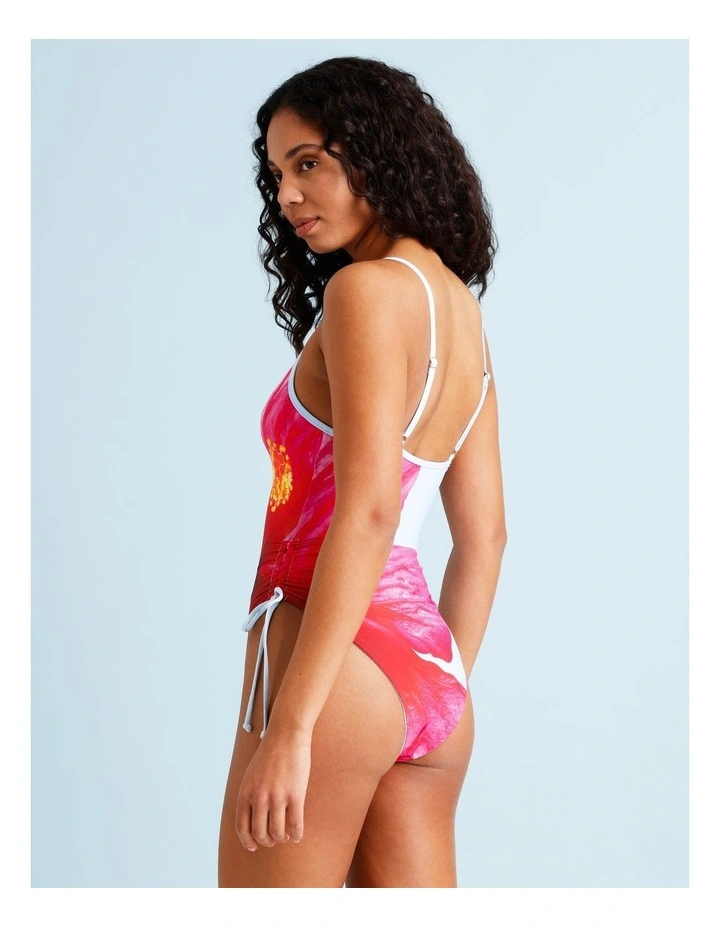 Cosmopolitan Robyn Reversible Swimsuit in Graphic Floral Print image 6