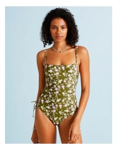 Olive Garden Robyn Reversible Swimsuit in Olive Garden Print