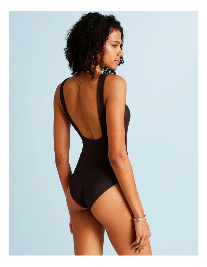 Cocoa Butter Amy Swimsuit in Coffee Bean image 4
