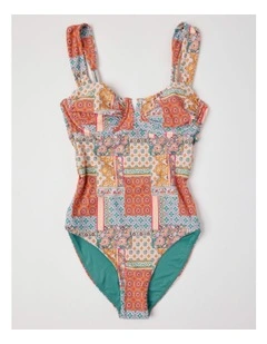 Summer Spritz Lara Swimsuit in Summer Paisley Print