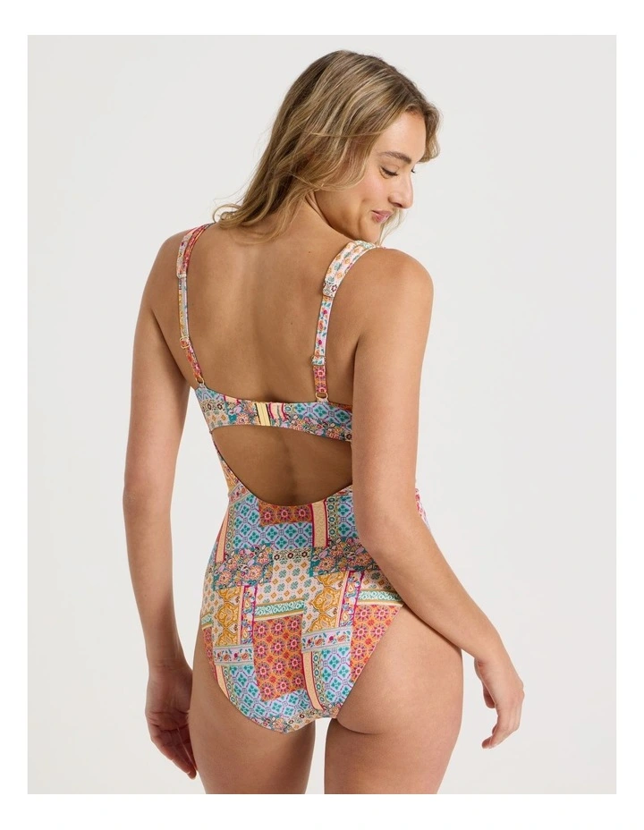 Summer Spritz Lara Swimsuit in Summer Paisley Print image 5