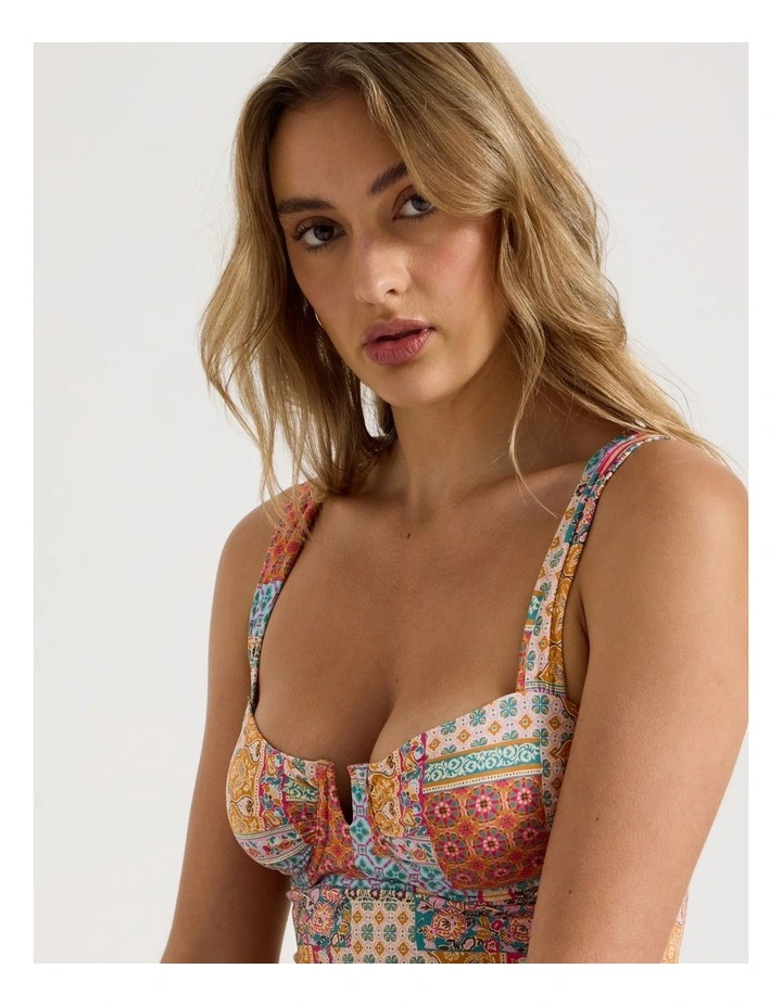 Summer Spritz Lara Swimsuit in Summer Paisley Print image 6