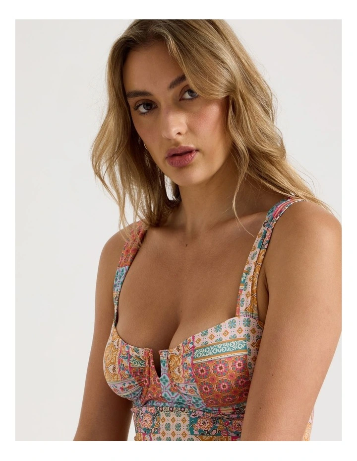Summer Spritz Lara Swimsuit in Summer Paisley Print image 6