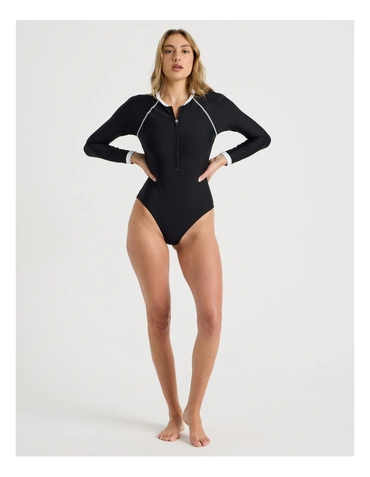 Gia Rashie Swimsuit in Liquorice image 2