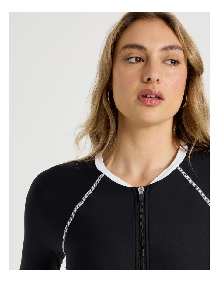 Gia Rashie Swimsuit in Liquorice image 4