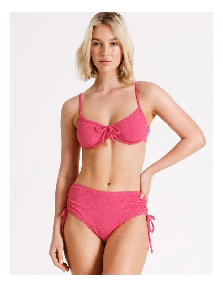 Harper Bikini Top in Shell Pink image 1