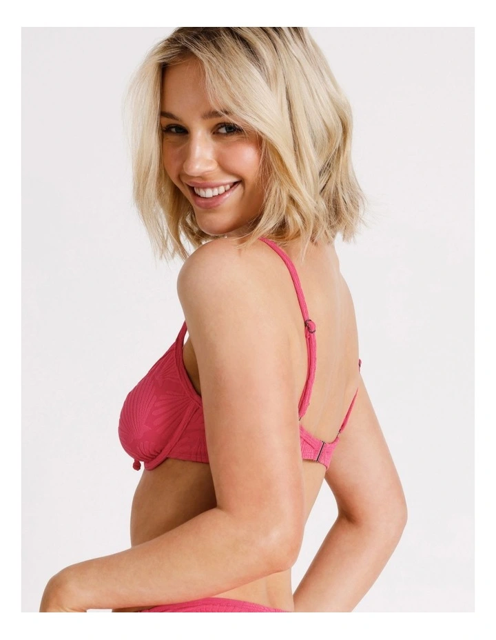 Harper Bikini Top in Shell Pink image 5