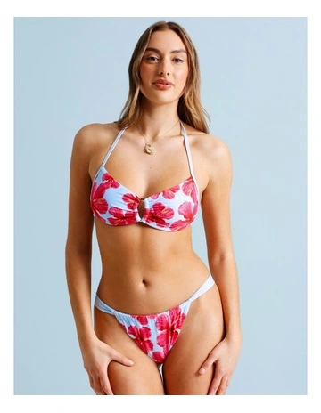 Cosmopolitan Sascha Bikini Top in Graphic Floral Print