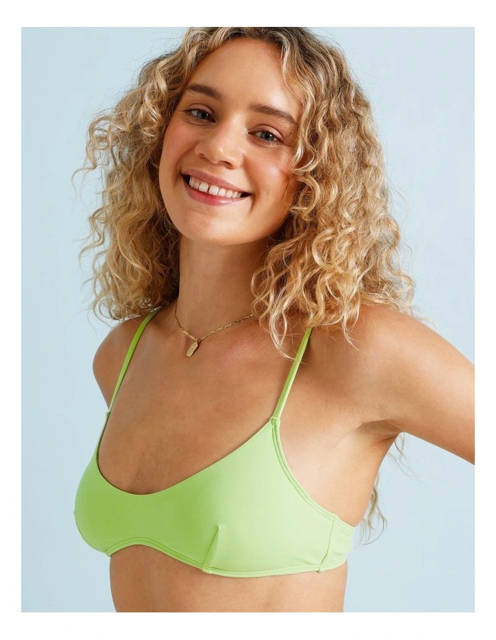Florence Bikini Top in Apple image 3