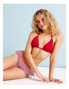 Kiara Bikini Top in Chilli Red