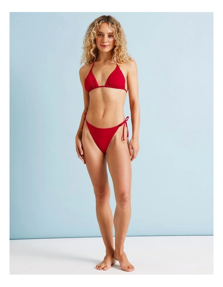 Kiara Bikini Top in Chilli Red image 3