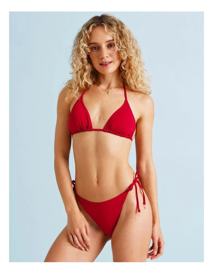 Kiara Bikini Top in Chilli Red image 4