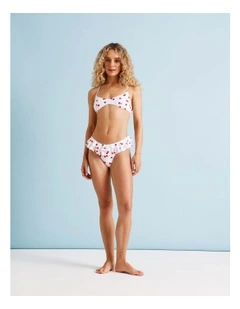 Florence Bikini Top in Cherry Ditsy Print