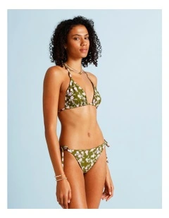 Olive Garden Rosie Reversible Bikini Top in Olive Garden Print