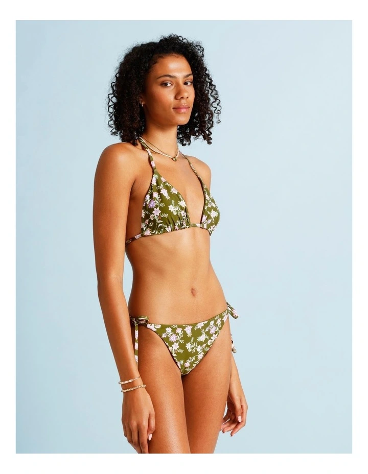 Olive Garden Rosie Reversible Bikini Top in Olive Garden Print image 1