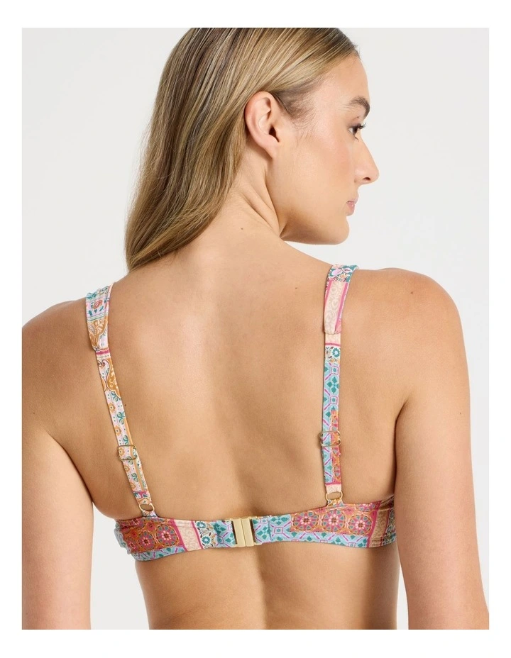 Summer Spritz Lara Bikini Top in Summer Paisley Print image 6