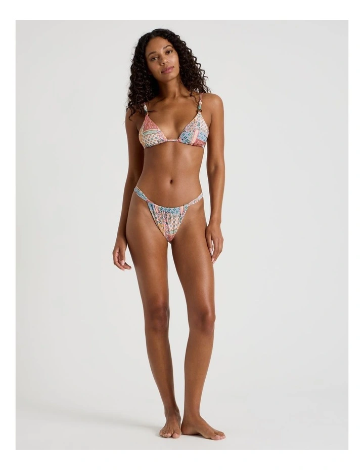 Summer Spritz Milly Bikini Top in Summer Paisley Print image 3