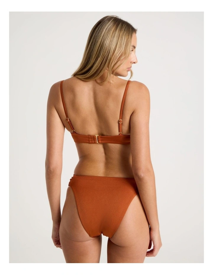 Poppy Underwire Bikini Top in Cinnamon image 5