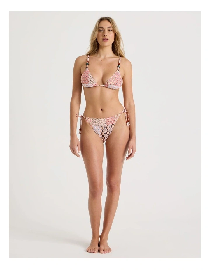 Milly Bikini Top in Painted Patchwork Print image 3