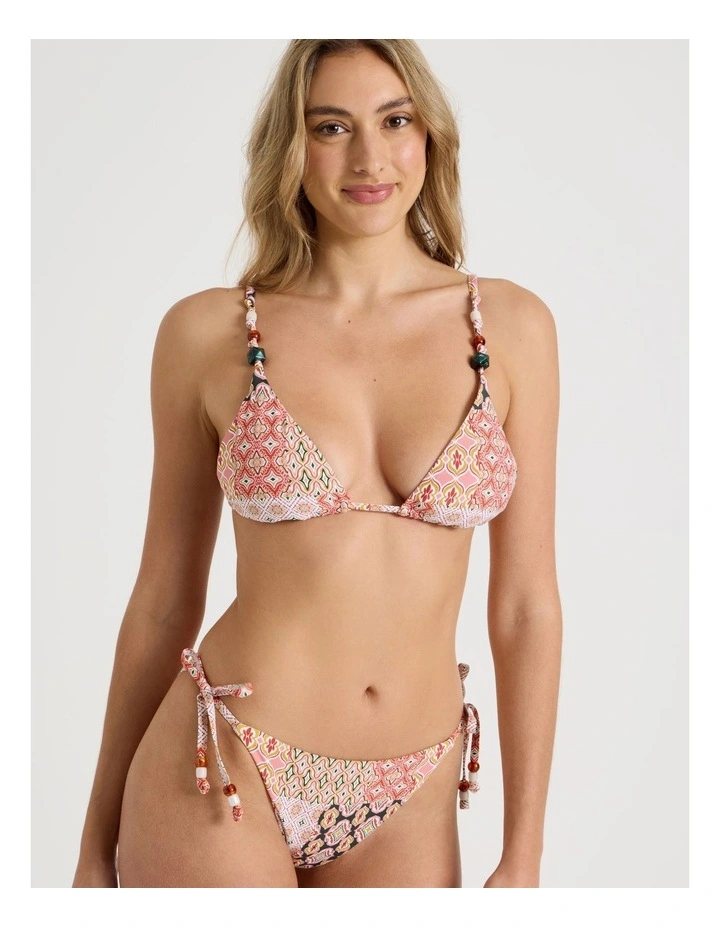 Milly Bikini Top in Painted Patchwork Print image 4