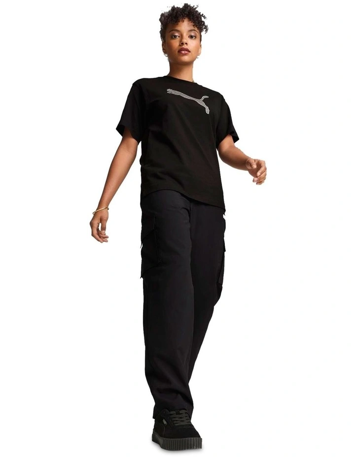 Graphic Tee in Black image 3