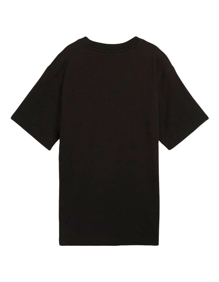 Graphic Tee in Black image 5