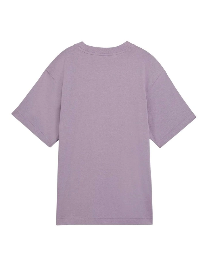 Graphic Tee in Purple image 5