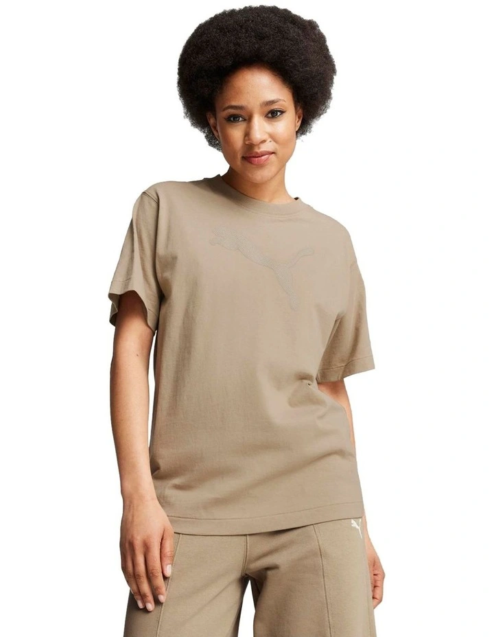 Graphic Tee in Brown image 1