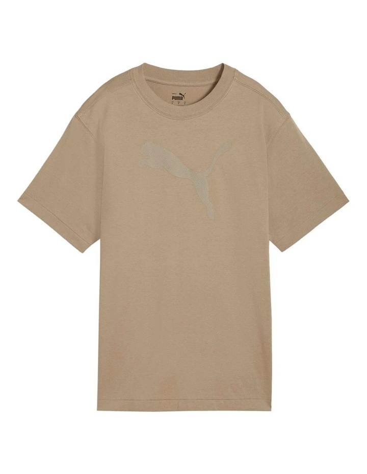 Graphic Tee in Brown image 4