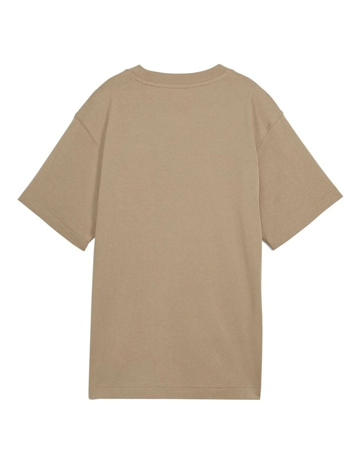 Graphic Tee in Brown image 5