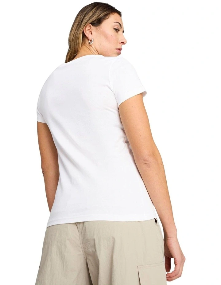 Graphics Tee in White image 2