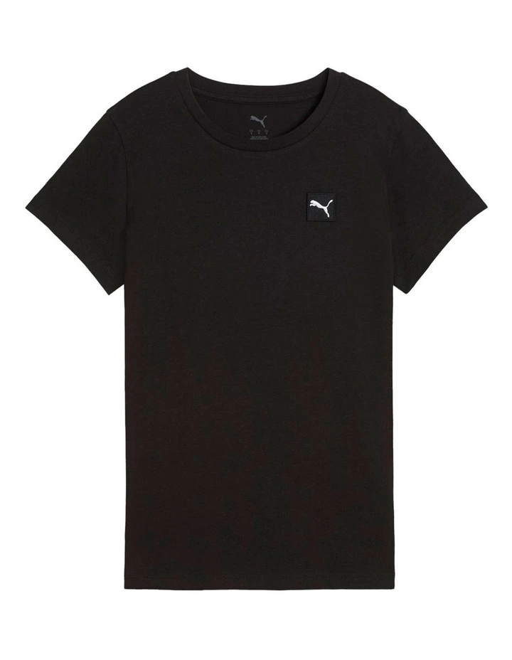 Essentials Elevated Tee in Black image 4