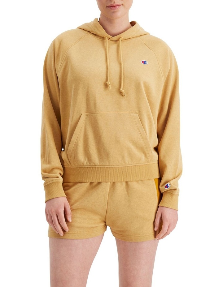 beige champion hoodie