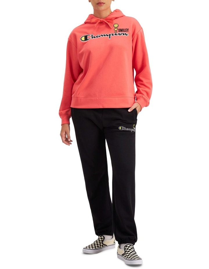 Rochester SMILEY Hoodie Pink Star