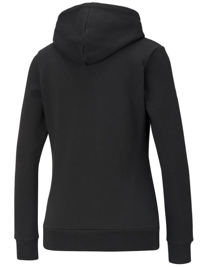 Essential Logo Hoodie In Black image 2