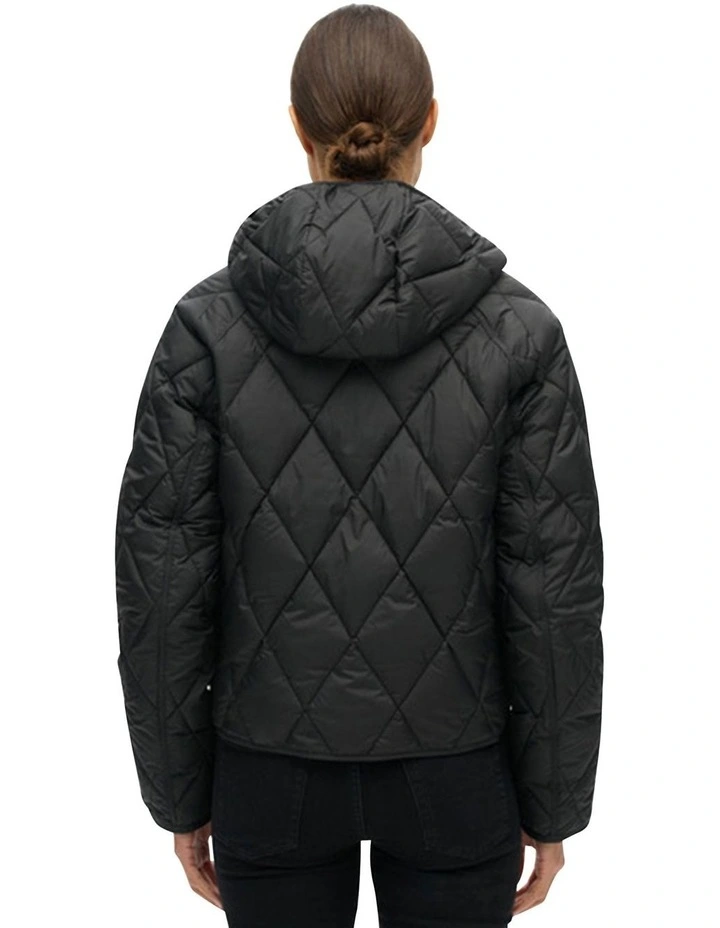 Hooded Storm Fleece Jacket in Black image 2