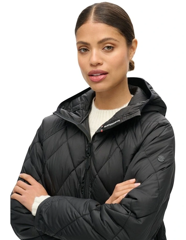 Hooded Storm Fleece Jacket in Black image 3