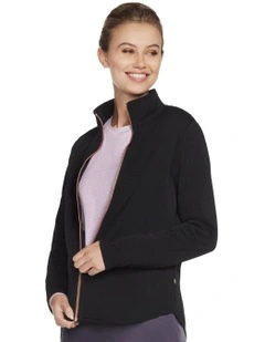 The Hoodless Hoodie Go Walk Shine Jacket 78 in Black