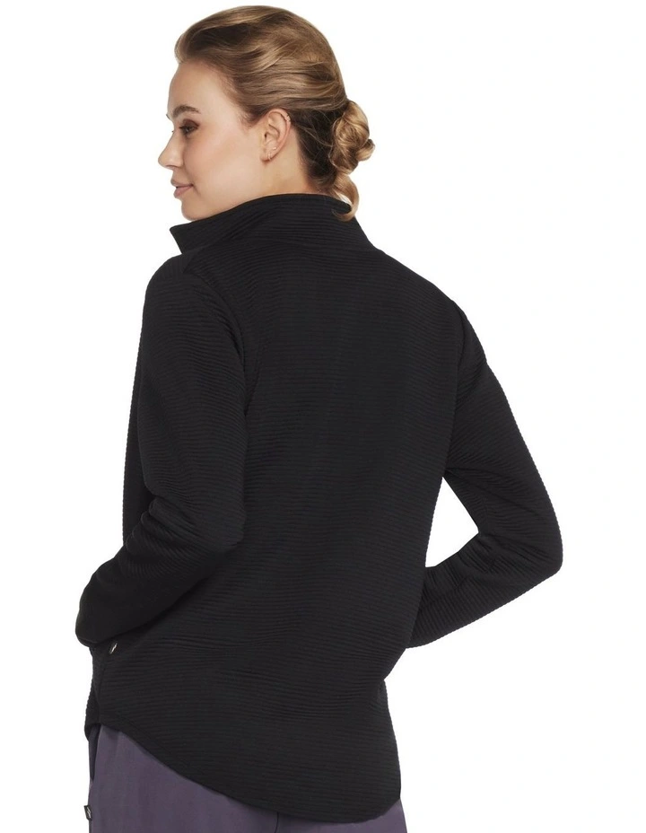 The Hoodless Hoodie Go Walk Shine Jacket 78 in Black image 2